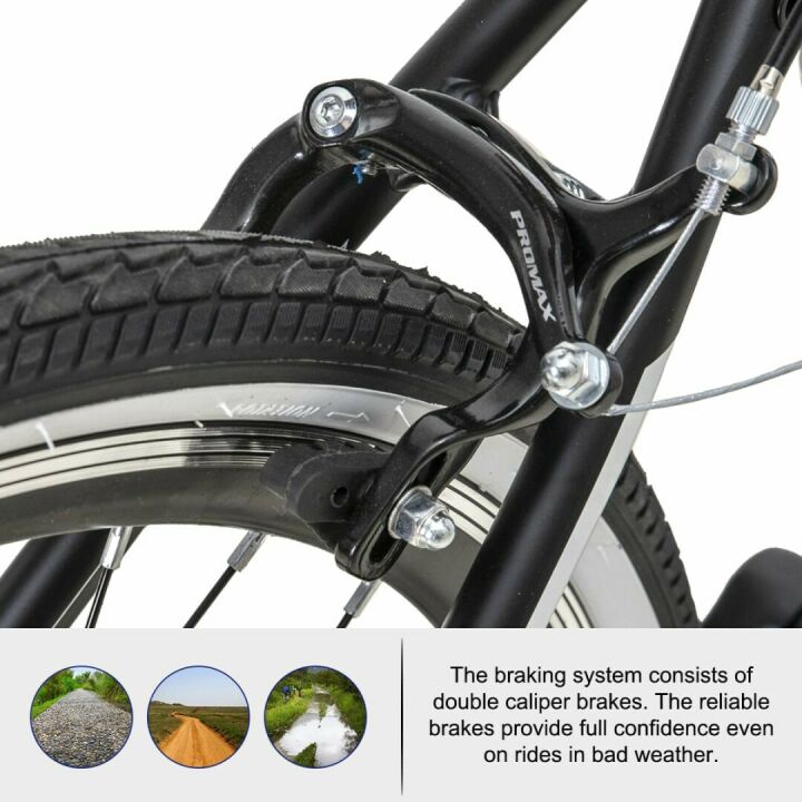 Hiland Hybrid Bike - Urban Commuter for Adults