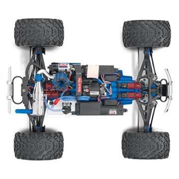 Traxxas Revo 3.3: 4WD Powered Monster Truck (1/10 Scale), Blue
