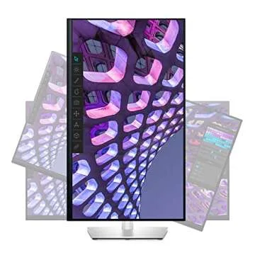 Dell P3223QE 31.5" 4K UHD LED LCD Monitor - 16:9 - TAA Compliant, Black, Silver