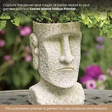 Easter Island Planter - Unique Indoor/Outdoor Decor