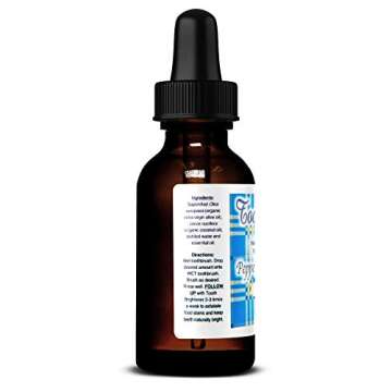 Tooth Soap – Peppermint Liquid – 2 oz – All Natural, Fluoride-Free Tooth & Gum Cleaner – Enhanced with Organic Coconut & Extra Virgin Olive Oil with Essential Oils