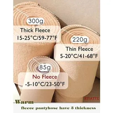 Warm Fleece Lined Tights for Women - Stylish Comfort