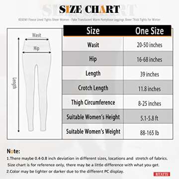 Warm Fleece Lined Tights for Women - Stylish Comfort