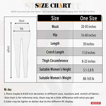 Warm Fleece Lined Tights for Women - Stylish Comfort