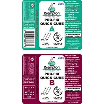 Brampton PRO-FIX Quick Cure Golf Epoxy - 30 Min Repair Kit