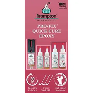 Brampton PRO-FIX Quick Cure Golf Epoxy - 30 Min Repair Kit