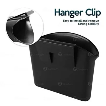 ZONETECH Mini Car Garbage Can - Sleek & Portable