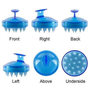 SILISCRUB - The Original Silicone Shampoo Brush (Black)