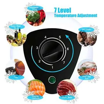 5.0 Cubic Feet Deep Chest Freezer for Home & Office