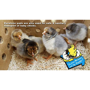 Excelsior Nest Box Pads for Chickens - Eco-Friendly Liner 12 Pack