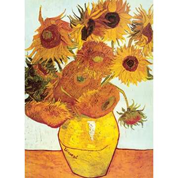 Eurographics Twelve Sunflowers by Van Gogh 1000-Piece Puzzle