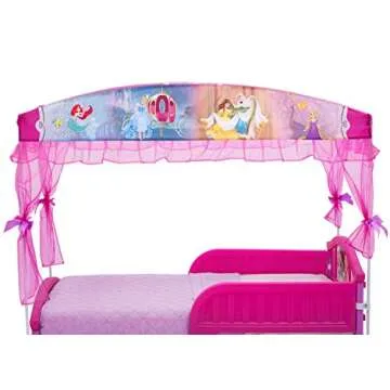 Delta Children Canopy Toddler Bed Ideal for Magical Sleepovers