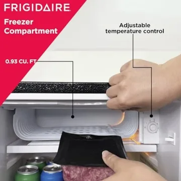 Compact Frigidaire Mini Fridge - 3.2 Cu Ft Stainless Steel