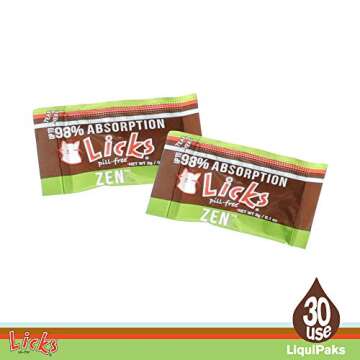 Licks Cat Calming Aid - Natural Stress Relief for Cats