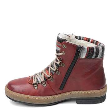 Rieker Z6741 Felicitas 41 Wine/Rot/Grau/Basalt EU 39 (US Women's 8) M