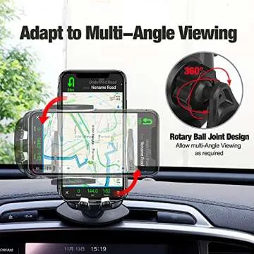 CD Slot Car Phone Mount, Universal CD Slot & Air Vent Phone Holder Hands-Free CD Player Car Cradle Vehicle Mount for iPhone 14 13 12 11 Pro Max XS XR SE Galaxy S23 S22 S21 S20 S10 Android Phones