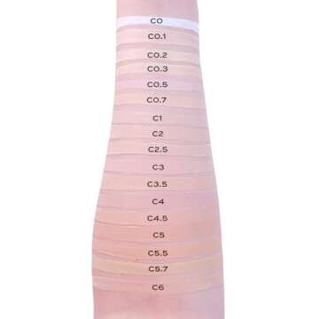 Revolution Beauty, Conceal & Define Concealer, Full Coverage & Lightweight, Long-Lasting Matte Finish, Vegan & Cruelty Free, C3 Fair to Light Skin Tones, 0.14 Oz.