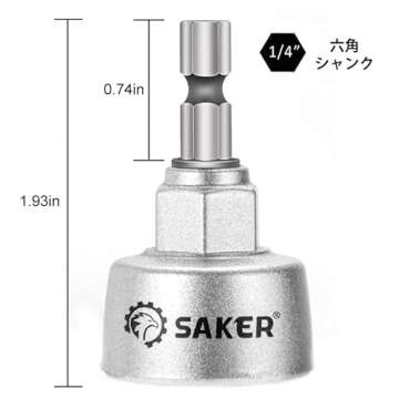 Saker Deburring Tool Pro - Versatile Metal Deburring Drill Bit, Safe & Easy to Use