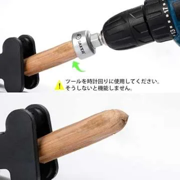 Saker Deburring Tool for Metal, Quick Release Shank