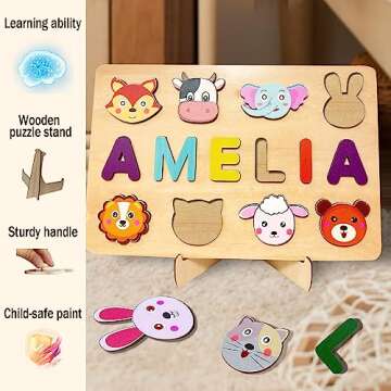 Personalized Name Puzzles for Kids | Unique Easter Gifts