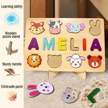 Personalized Name Puzzles for Kids | Unique Easter Gifts