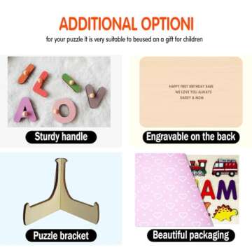 Personalized Name Puzzles for Kids | Unique Easter Gifts
