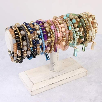 Stylish RIAH FASHION Stackable Beaded Bracelets