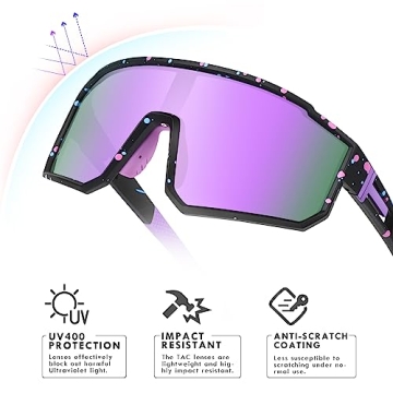 MVPTGRS Youth Sport Sunglasses for Ages 8-14