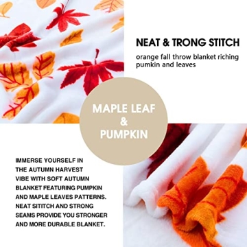 inhand Fall Throw Blanket for Cozy Autumn Vibes