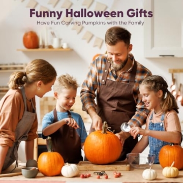 Heavy Duty Pumpkin Carving Kit - 31 Tools & Stencils