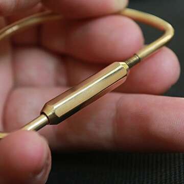 Stylish and Durable Brass Key Holder for Everyday Use