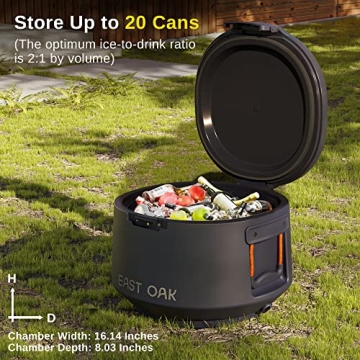 East Oak 25 QT Cooler – Keep Drinks Cold for Days