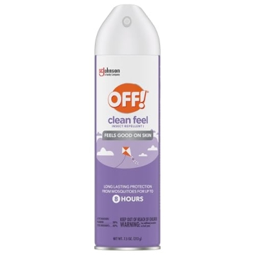OFF! Clean Feel Insect Repellent Aerosol 20% Picaridin 7.5 oz