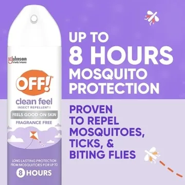 OFF! Clean Feel Insect Repellent Aerosol 20% Picaridin 7.5 oz