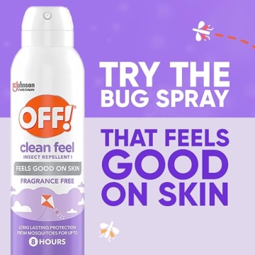 OFF! Clean Feel Insect Repellent Aerosol 20% Picaridin 7.5 oz