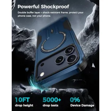 Goton iPhone 17 Pro Max Case with Privacy Screen & Stand