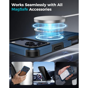 Goton iPhone 17 Pro Max Case with Privacy Screen & Stand