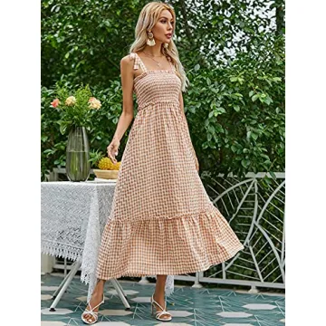 Floerns Floral Print Maxi Dress Comfortable and Stylish