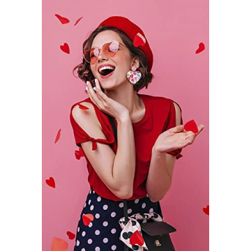 Cute Heart Earrings for Valentine's Day Gifts - Lightweight & Stylish