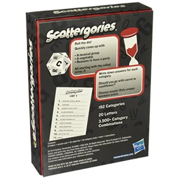 Engaging Hasbro Gaming Scattergories Board Game