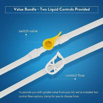 Smokitcen Coffee Enema Bucket Kit Stainless Steel 2 Quart Capacity for Cleansing Detox Enemas