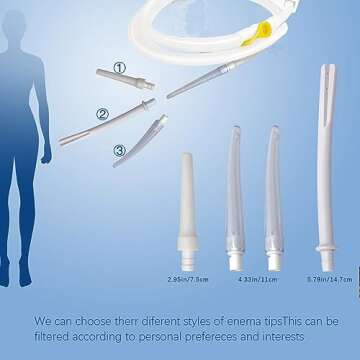 Smokitcen Coffee Enema Bucket Kit Stainless Steel 2 Quart Capacity for Cleansing Detox Enemas