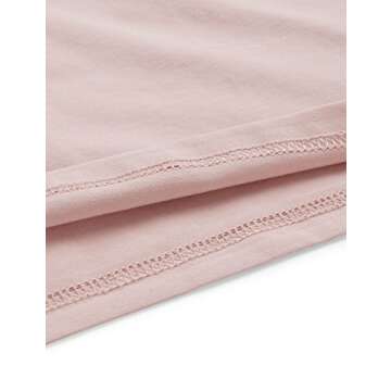 SweatyRocks Women's Summer Short Sleeve Tee Distressed Ripped Crop T-shirt Tops Pink S