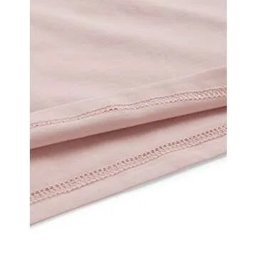 SweatyRocks Women's Summer Short Sleeve Tee Distressed Ripped Crop T-shirt Tops Pink S