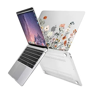 Stunning Floral MacBook Air 13 inch Case with Accessories