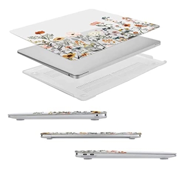 Stunning Floral MacBook Air 13 inch Case with Accessories