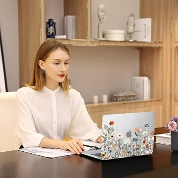 Stunning Floral MacBook Air 13 inch Case with Accessories