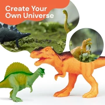 Dinosaur Toy Set for Kids – 12 Realistic Figures & Storage Box