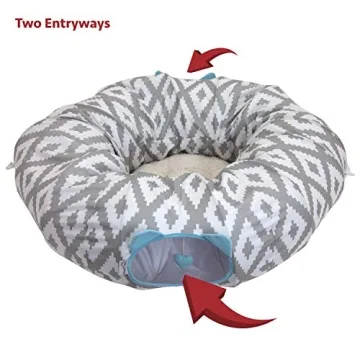 Kitty City Large Cat Tunnel Bed for Pets and Play