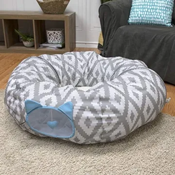 Kitty City Large Cat Tunnel Bed for Pets and Play